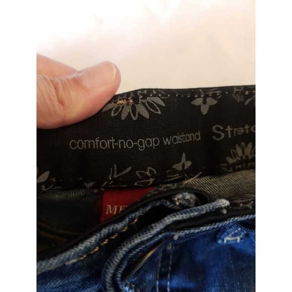 Merona Womens Jeans Size 2 R Comfort No Gap Waistband Stretch Mid Rise Boot Cut - Picture 7 of 11